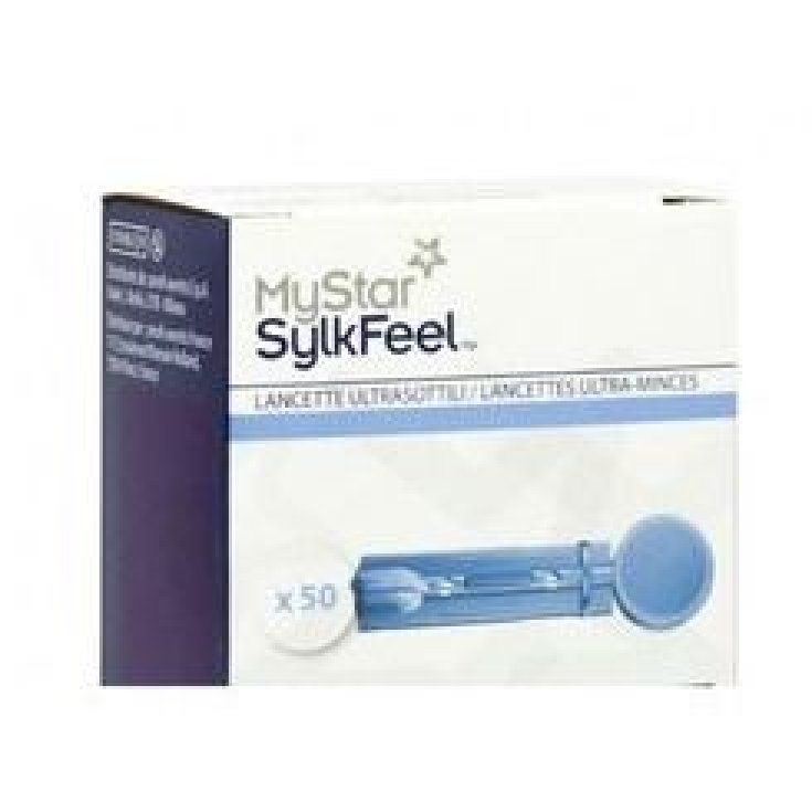 Sanofi Mystar Sylkfeel Lancets Ultrathin Lancing Device G28 50 Pieces