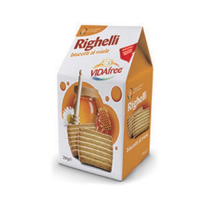 Vidafree Righelli Gluten Free Honey Cookies 200g