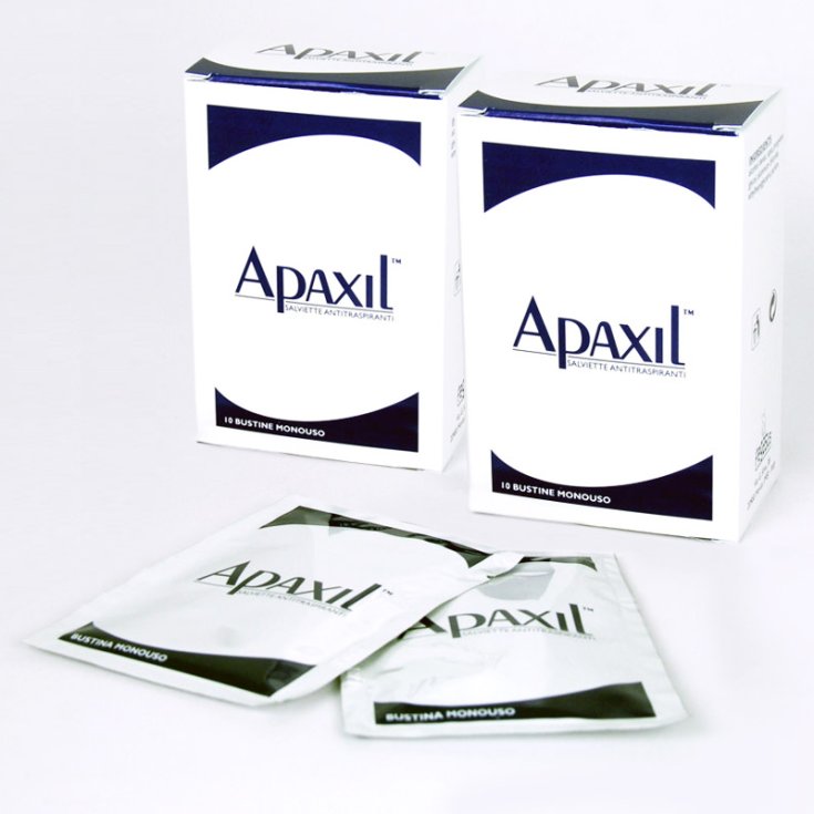 Apaxil Antiperspirant Wipes 10 Disposable Sachets