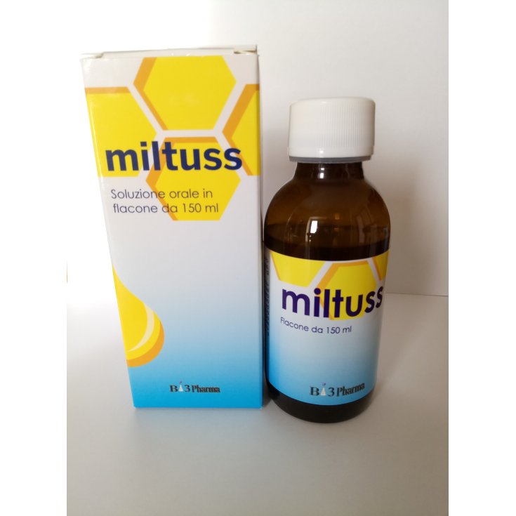 BI3 PHARMA Miltuss 150ml Food Supplement Bottle