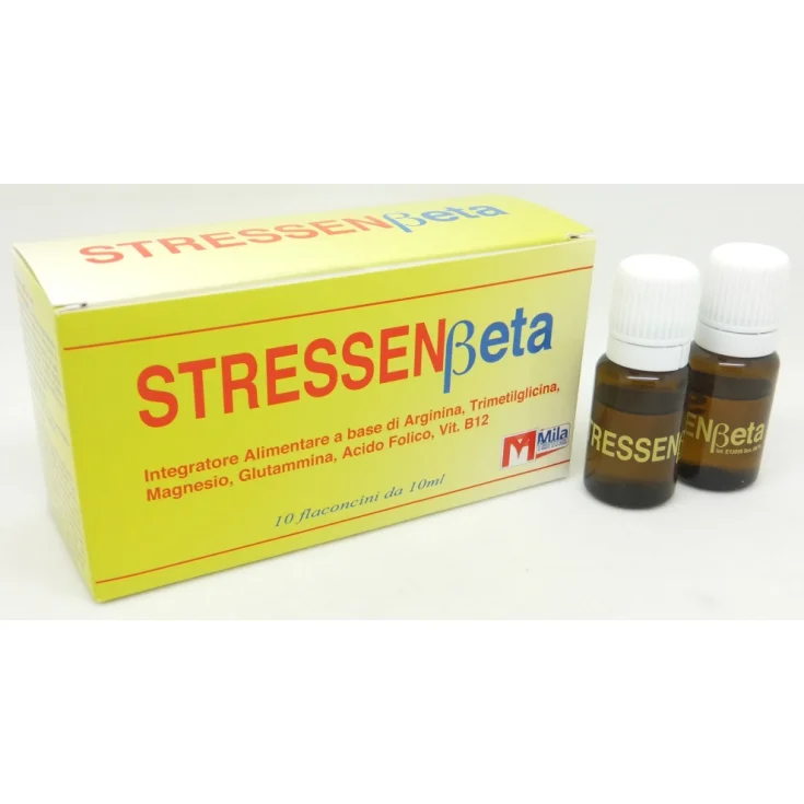 Milafarma Stressenbeta Food Supplement 10 Vials Of 10ml