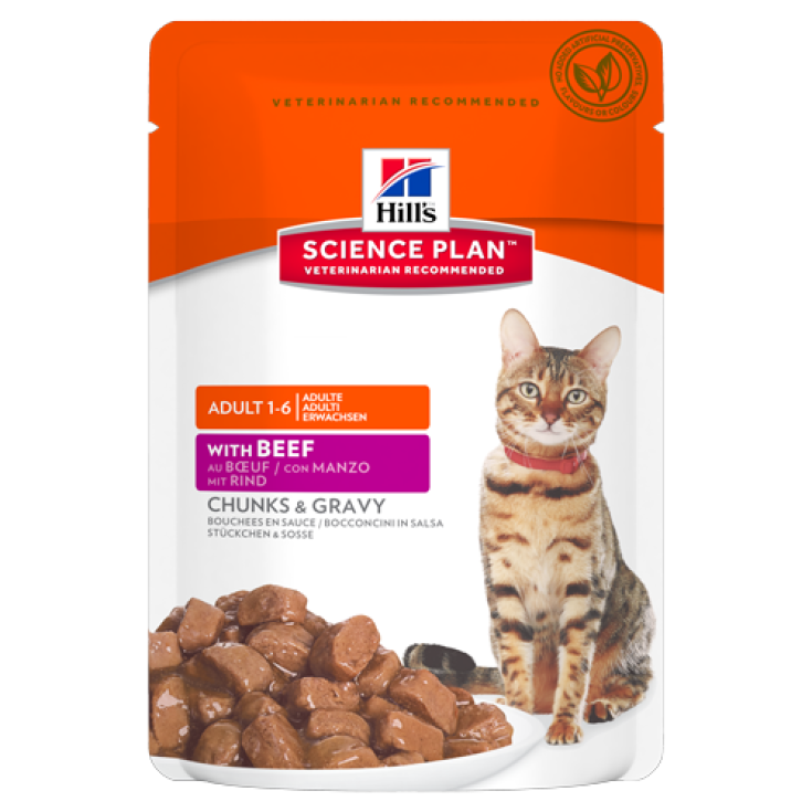 Hill's Science Plan Feline Adult with Beef 12 x85g