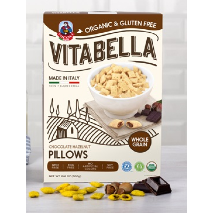 Vitabella Pillows Delizie Filled With Chocolate And Hazelnut Gluten Free 375g