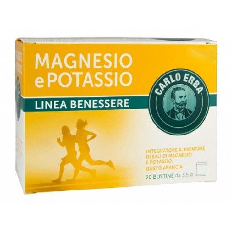 Carlo Erba Magnesium Potassium Food Supplement 20 sachets