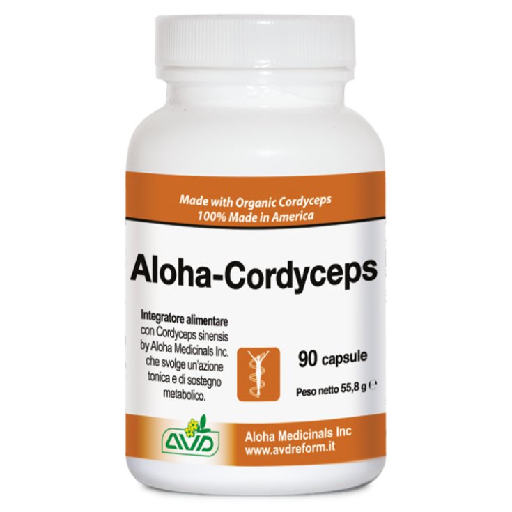 Aloha Cordyceps Organic Food Supplement 90 Capsules