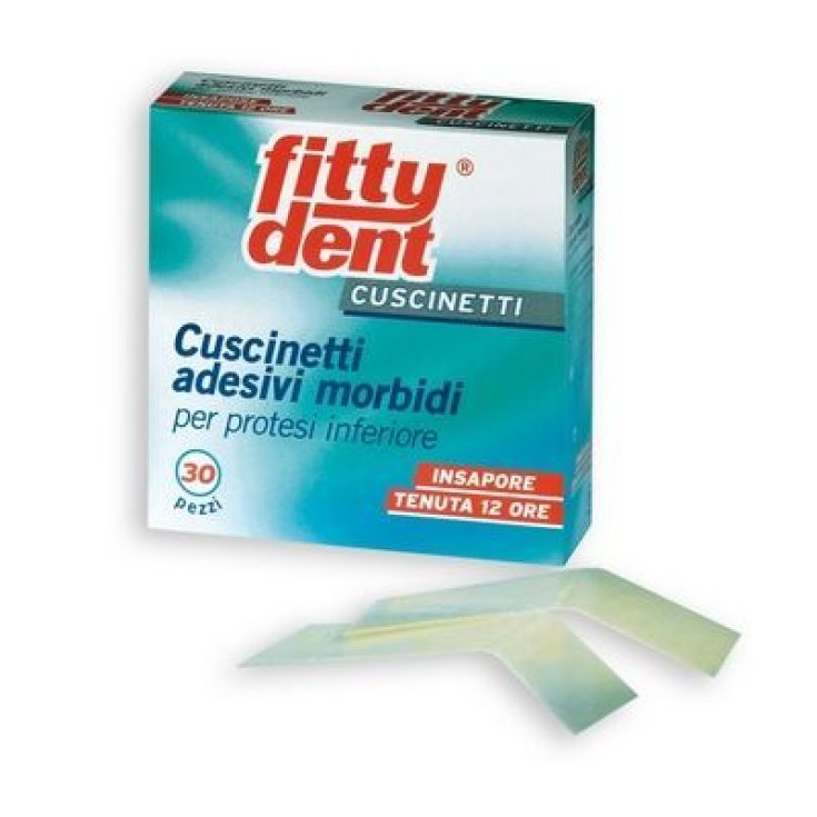 Fittydent Soft Adhesive Pads For Lower Prosthesis 30 Pieces