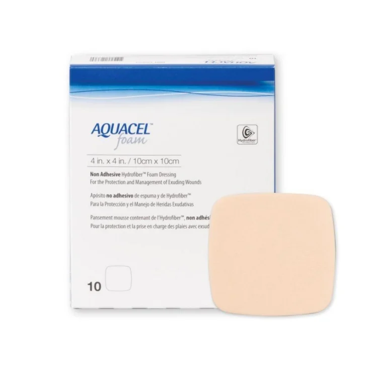 Aquacel Foam Adhesive 10x10 10 Pieces