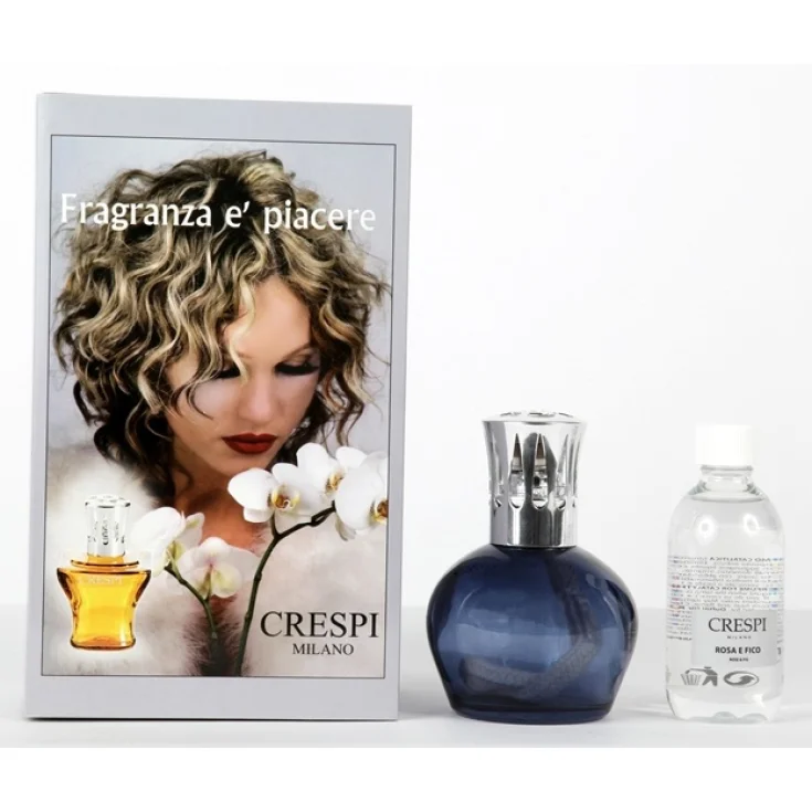 Carma Italia Catalytic Lamp L6 Black 200ml + Refill Rose And Fig 150ml