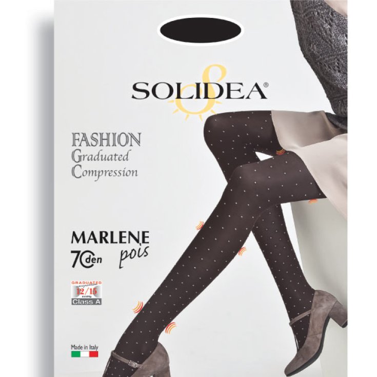 Solidea Marlene Pois 70 Opaque Color Black Size 2-M