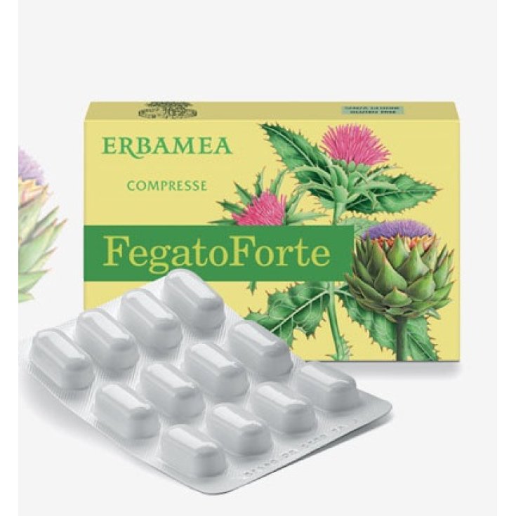 Erbamea FegatoForte Food Supplement 24 Tablets