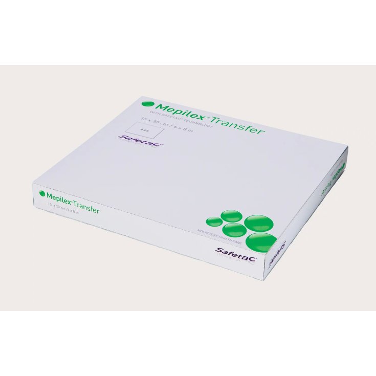 Mölnlycke® Mepilex® Transfer Foam Dressing With Safetac® 10 Pieces