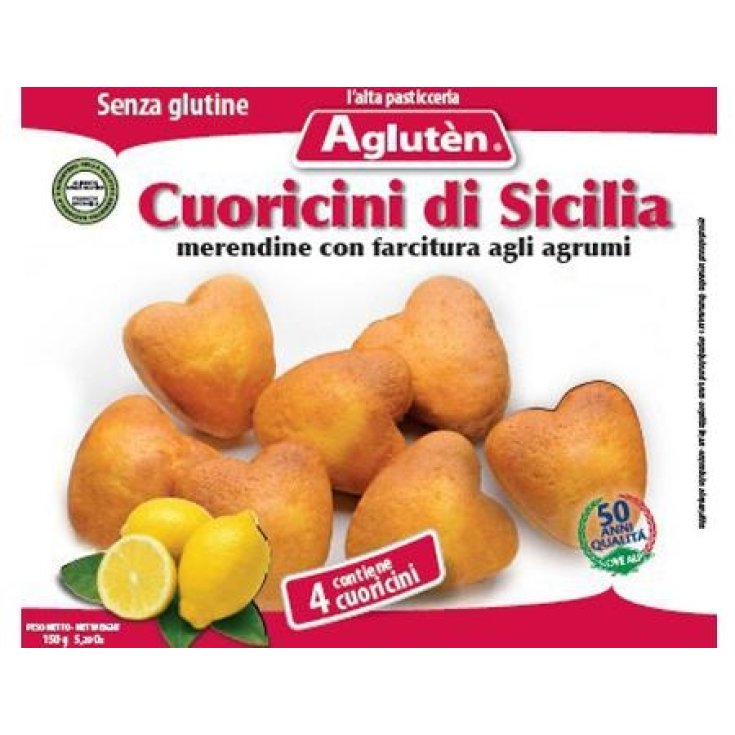 Aglutén Little Hearts Of Sicily Gluten Free 150g