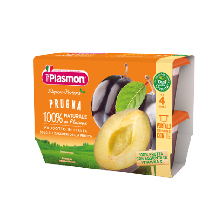 Plasmon Homogenized Fruit Plum 2x104g