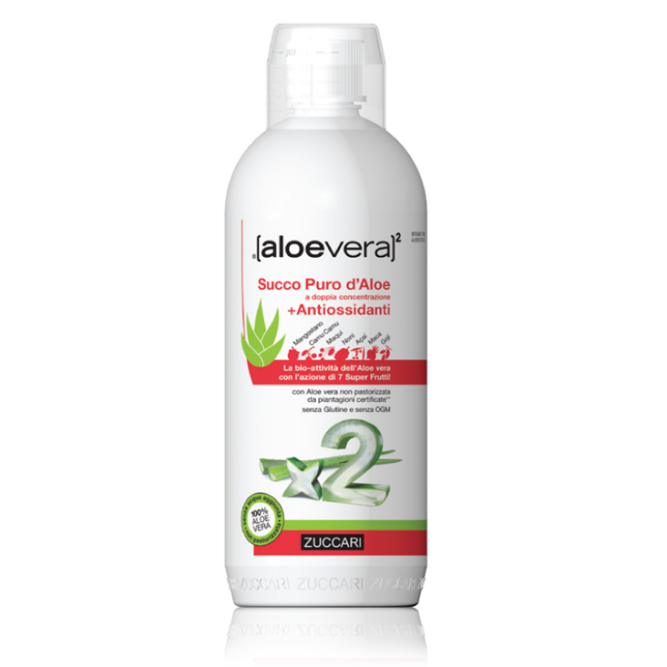 Zuccari AloeVera Pure Aloe Juice + Antioxidants Food Supplement 1000ml