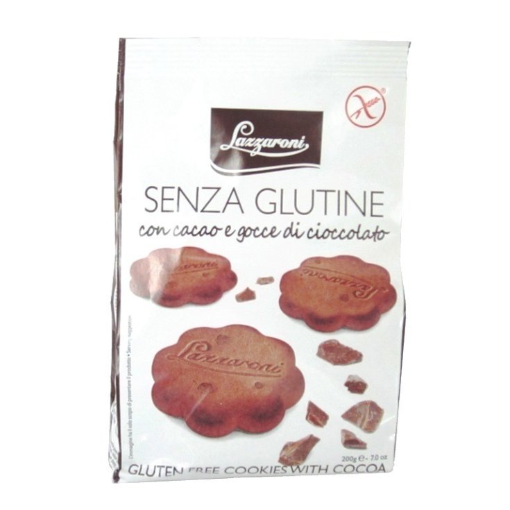 Lazzaroni Biscuits With Cocoa And Chocolate Drops Gluten Free 200g