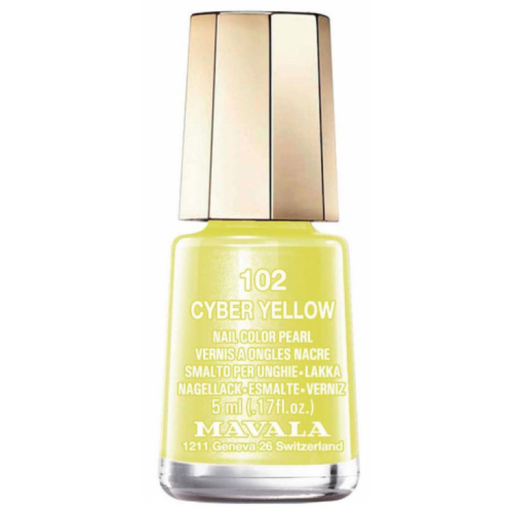 @MAVALA ENAMEL 102 CYBER YELLOW