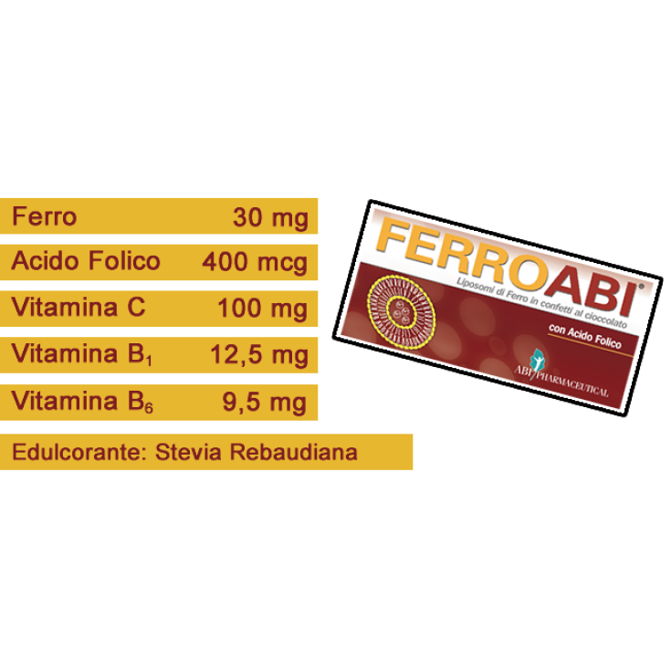 Abi Pharmaceutical Ferroabi 20 Orosoluble Chocolate Packs