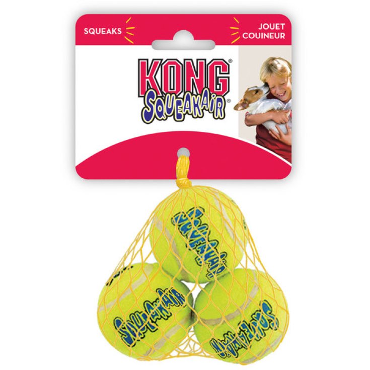 Hunter Dog Toy Kong Squeakair Tennis Balls Size Xs 3 Pieces