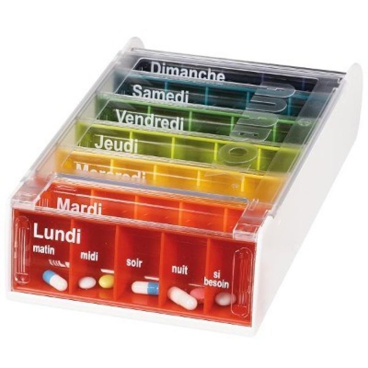 Anabox Rainbow Weekly Pill Box