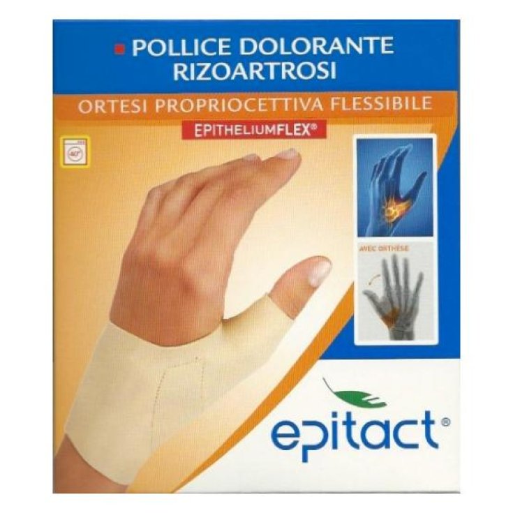 Epitact Painful Thumb Flexible Porprioceptive Orthosis Left Hand Size L
