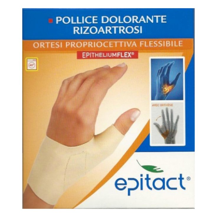 Epitact Painful Thumb Flexible Porprioceptive Orthosis Left Hand Size M