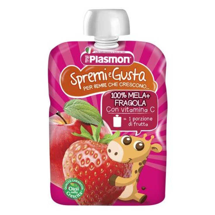 Plasmon Squeezer Apple And Strawberry 100ML