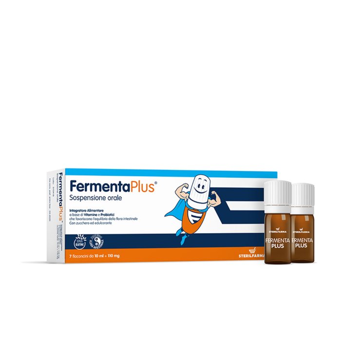 Sterilfarma® FermentaPlus® Oral Suspension Food Supplement 7 Vials of 10ml