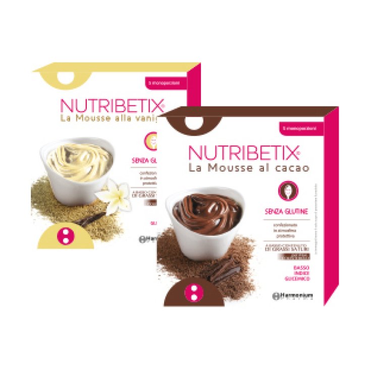 Harmonium Pharma Nutribetix The Gluten Free Cocoa Mousse 5 Single Portions