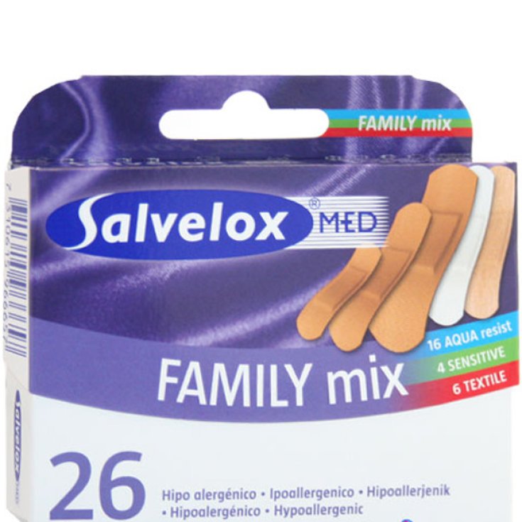 Salvelox Med Family Mix Mixed Patches Pack of 26 Pieces