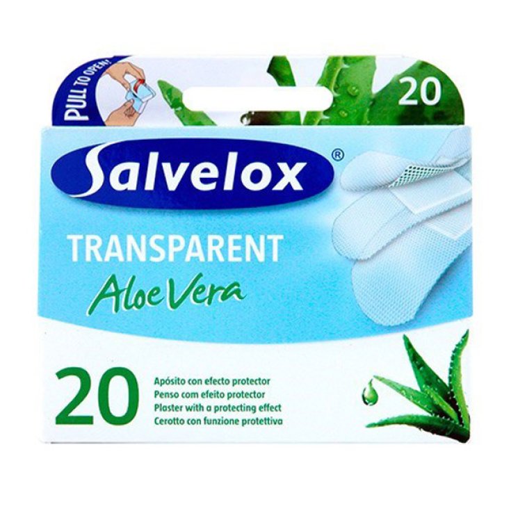 SALVELOX TRANSPARENT WITH ALOE 20 P