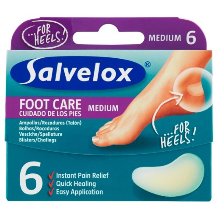 Salvelox Foot Care Medium Blisters 6 Units 40 × 61 mm