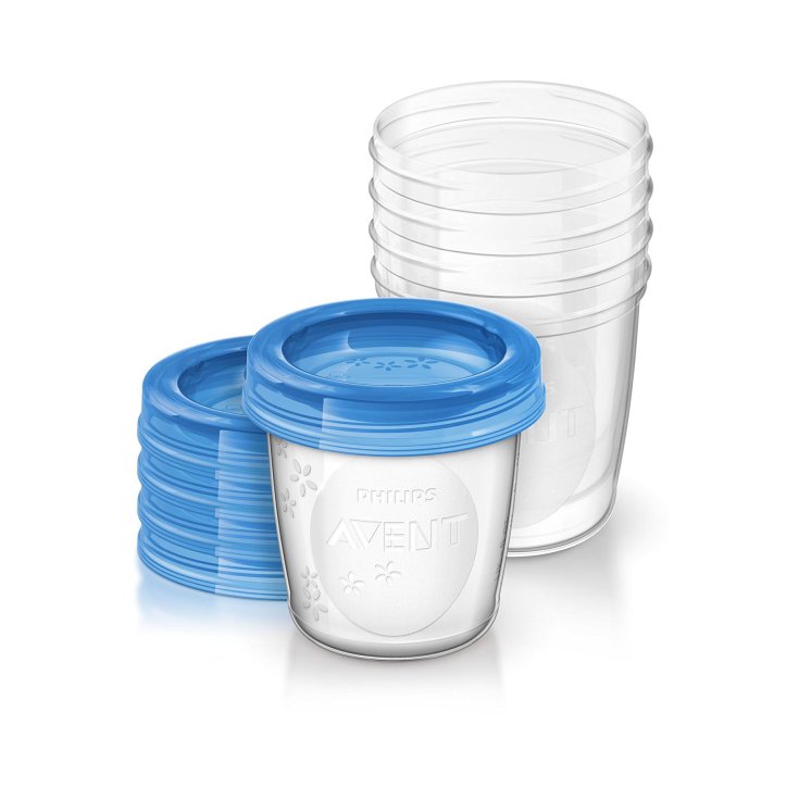 Philips Avent Philips Breastmilk Containers 5 Units and Lids