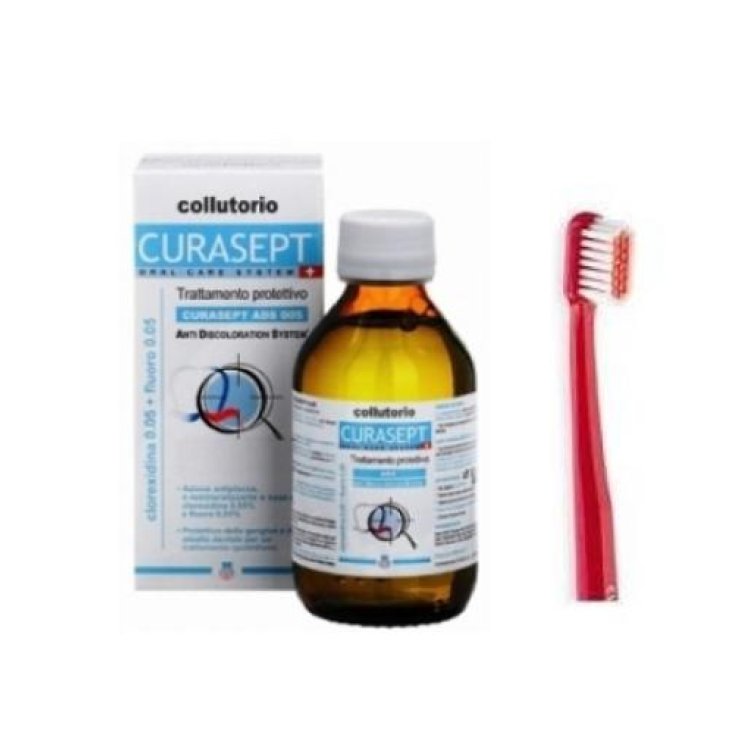 Curaden Curasept 0,05 Ads Mouthwash + Toothbrush Cs5460