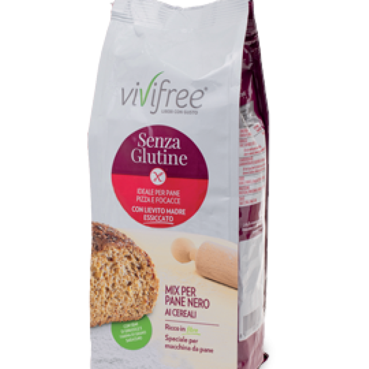 ViviFree Mix For Gluten Free Black Bread 500g