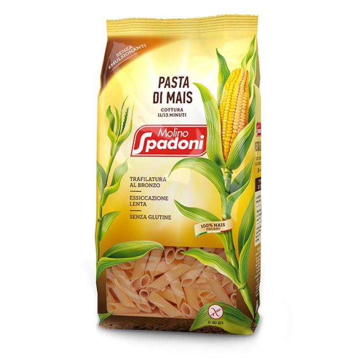 Molino Spadoni Corn Pasta 100% Gluten Free Penne Rigate 500g