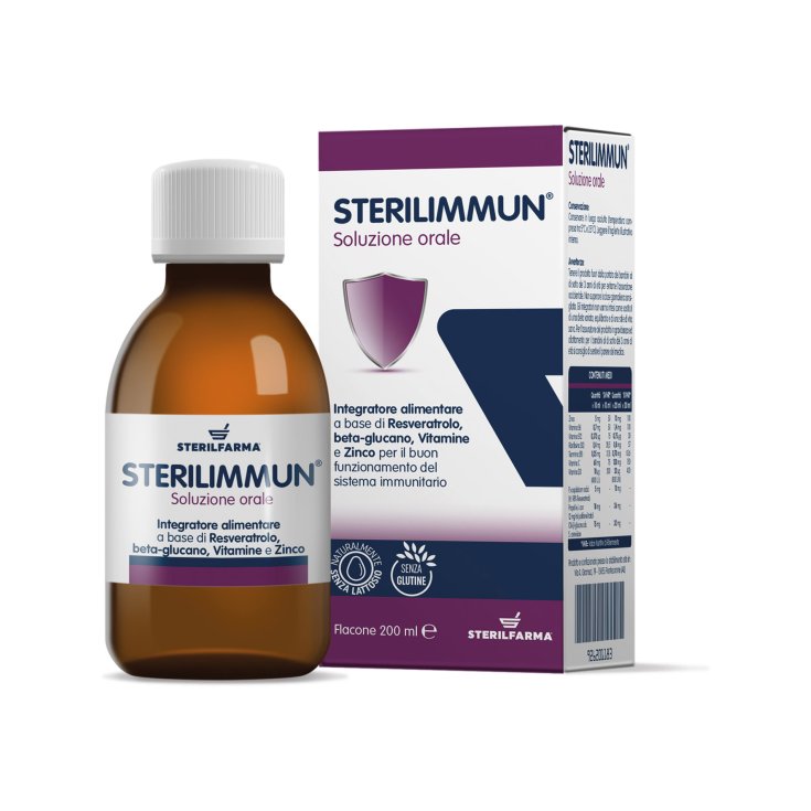 Sterilfarma® Sterilimmun® Oral Solution Food Supplement 200ml