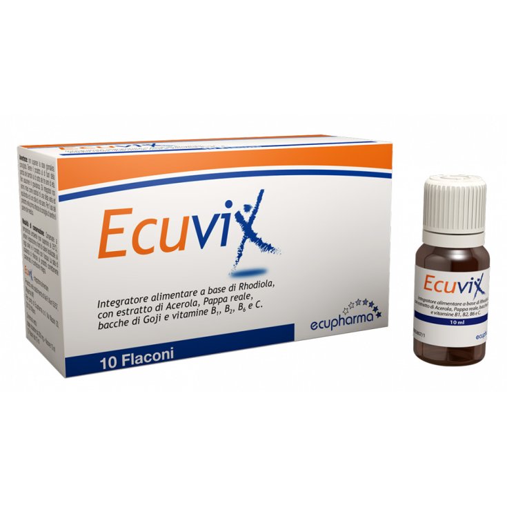 Ecupharma Ecuvix Food Supplement 10 Bottles Of 10ml