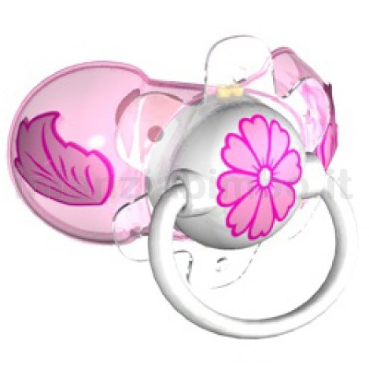 EleMed Smart Soother Cherry Latex Color Pink Flower Size 2