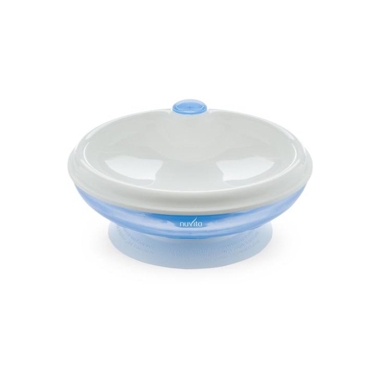Nuvita Piattocaldo With Suction Cup Blue Color