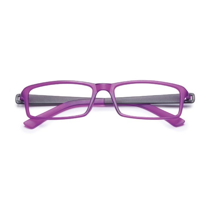 Twins Optical Silver Light Color Violet / Black Diopter +1.00