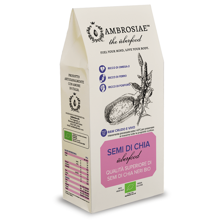 Ambrosiae Uberfood Organic Chia Seeds 150g