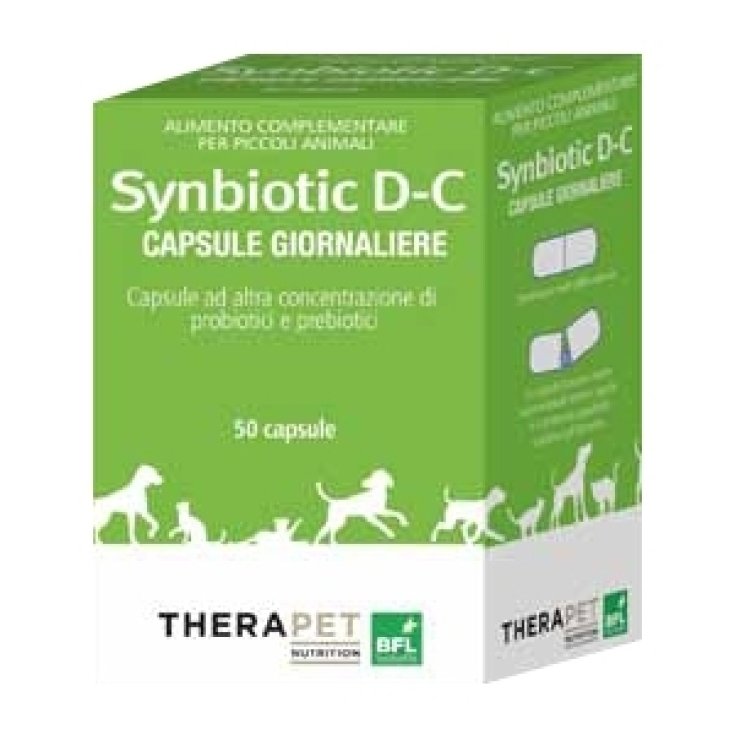 Bioforlife Therapet Nutrition Synbiotic DC Daily Capsules Food Supplement For Animals 50 Capsules