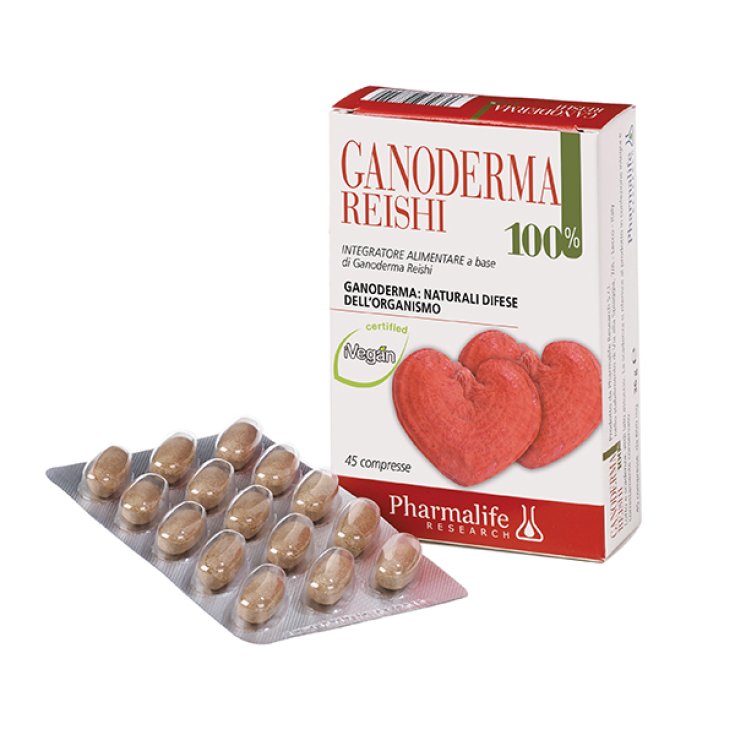 Ganoderma Reishi 100% Food Supplement 45 Tablets
