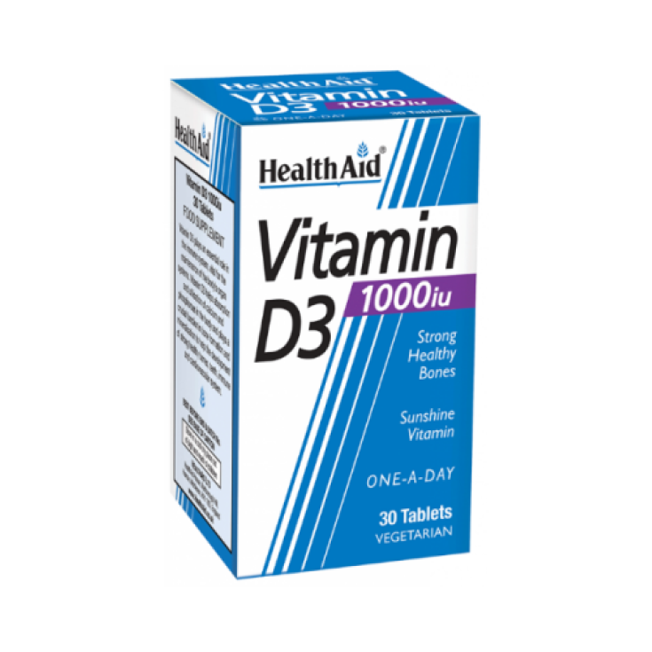 Health Aid Vitamin D3 1,000 Ui 30 Comp