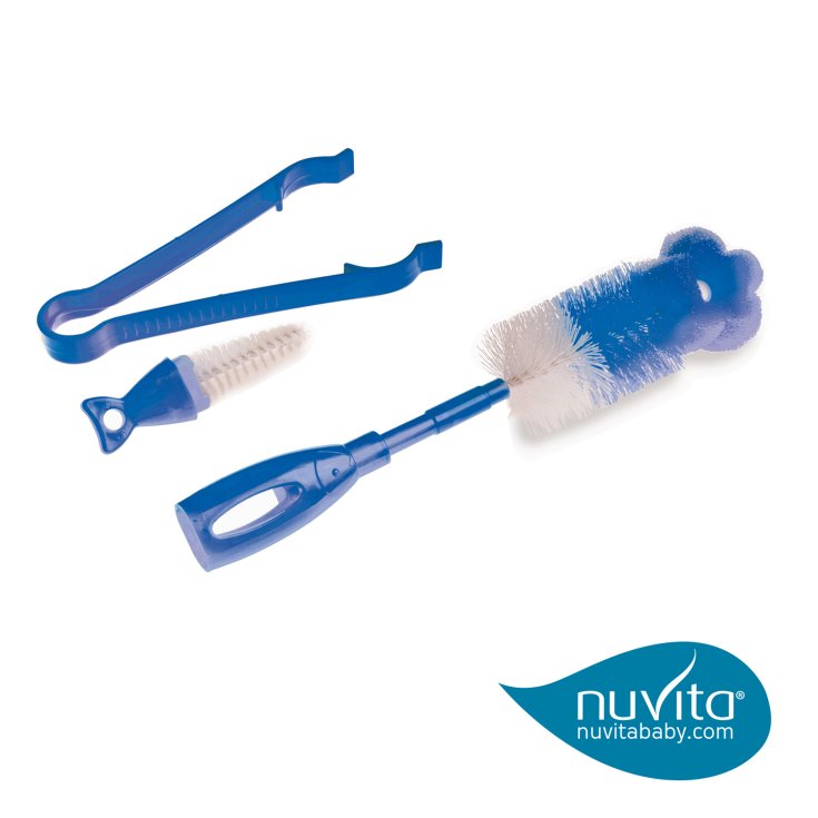 Nuvita Bottle Cleaner 3 in 1 Blue