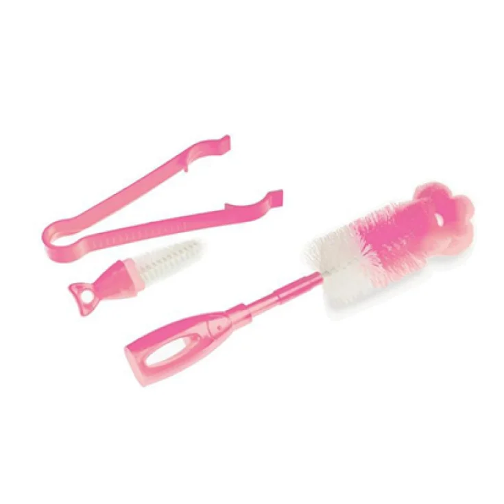 Nuvita Bottle Cleaner 3 in 1 Pink
