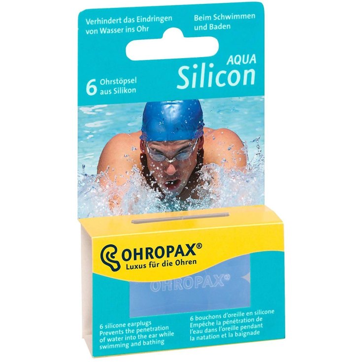 Sofarco Ohropax Silicon Aqua Ear Plug 6 Pieces