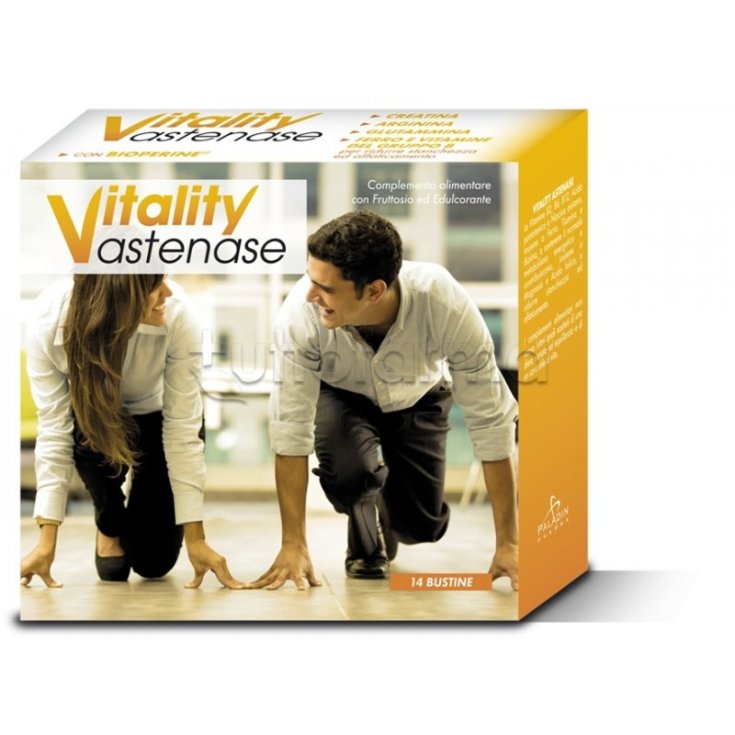 Paladin Pharma Vitality Astenase Food Supplement New 14 Sachets