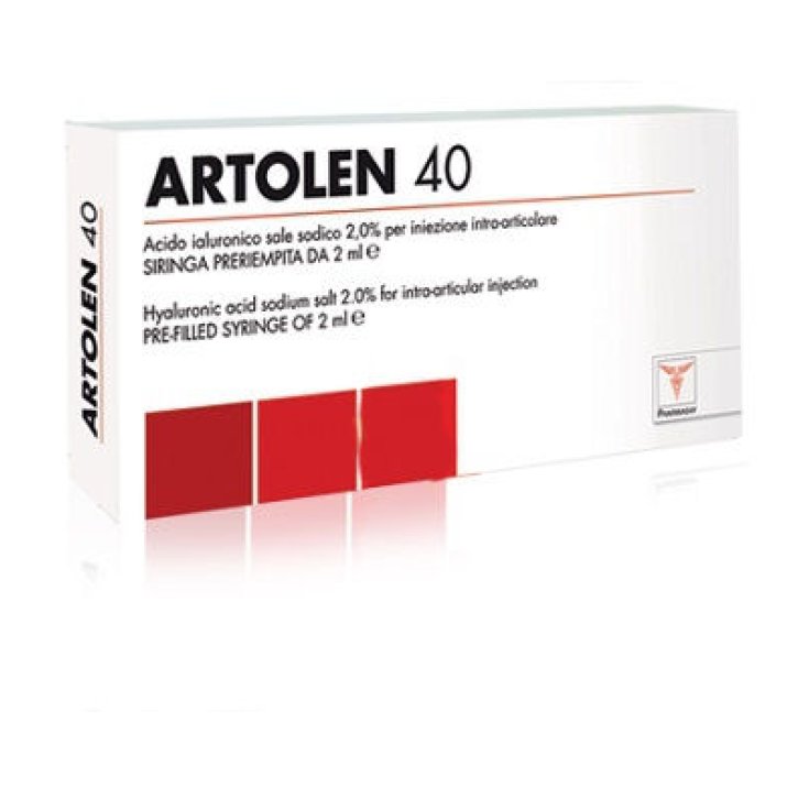 Artolen 40 Intra-Articular Syringe Hyaluronic Acid 2ml