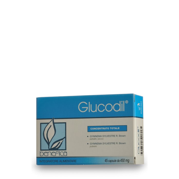 Beneficial Glucodil Food Supplement 45 Vegetable Capsules